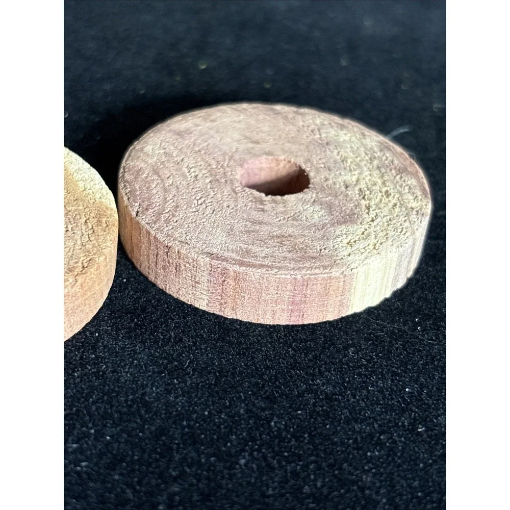 Cedar Wooden Hanger Rings  | Set of 24